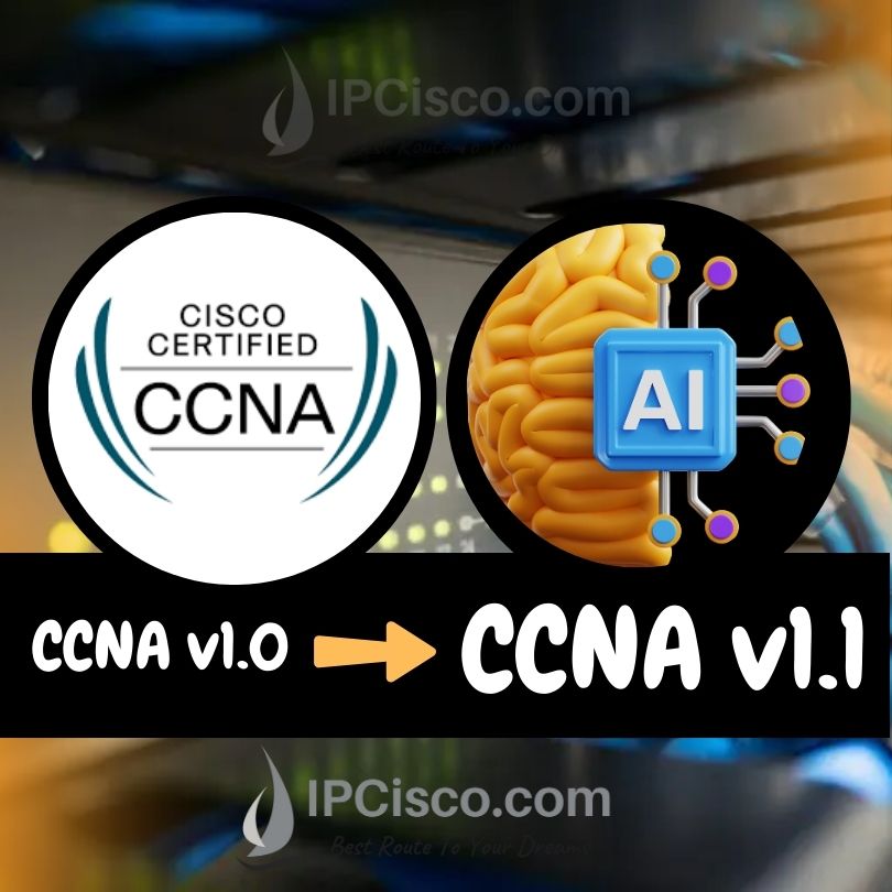 cisco-ccna-minor-update-ccna-v1.1-200-301 Cisco ccna v1.1 update, new lessons, Generative AI (Artificial Intelligence), Cloud Network Management and Machine Learning